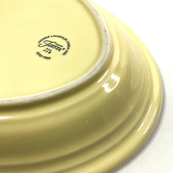 Fiesta Fiestaware Pastel Yellow Oval Platter 13" - Picture 3 of 7
